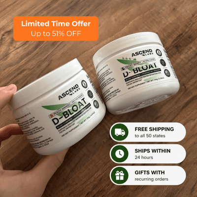 D-Bloat Digestive Support Powder (Peach Mango) - Thryve Naturals