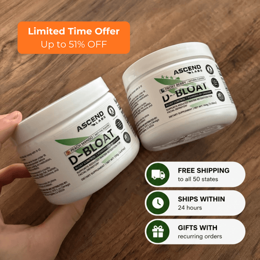 D-Bloat Digestive Support Powder (Peach Mango) - Thryve Naturals