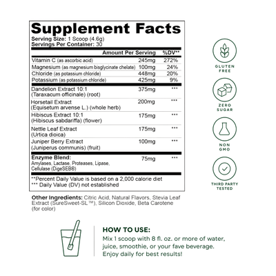 D-Bloat Digestive Support Powder (Peach Mango) - Thryve Naturals