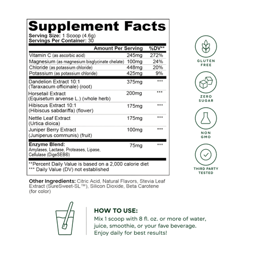 D-Bloat Digestive Support Powder (Peach Mango)